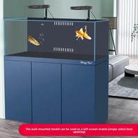Aquarium de luxe avec pompes à eau, en verre à faible teneur en fer, rectangulaire, pour récif marin, avec filtre de sump, écologique, 100 gallons, pour poissons-chats
