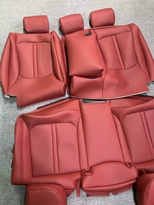 <span class=keywords><strong>Coprisedili</strong></span> in Pelle Nappa Personalizzati Resistenti all'Usura per <span class=keywords><strong>Audi</strong></span> A1 A2 <span class=keywords><strong>A3</strong></span> A4 A5 A6 A7, Set Completo Sportivo di Design - Product Image 4
