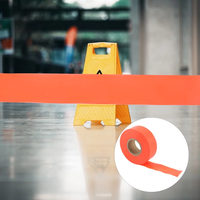 Ruban de marquage de sentier pour chasseurs, orange fluo haute visibilité, 50 m, ruban de signalisation de sécurité en PVC, rouleau