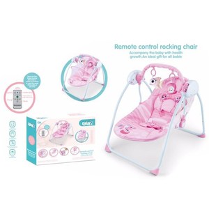 Silla Mecedora Eléctrica para Bebé con Control Remoto, Balanceo Automático y Música Relajante, Cuna Plegable Portátil Grande para Recién Nacidos de 0 a 24 Meses - Product Image 5