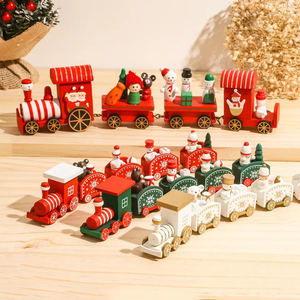 Ornement <span class=keywords><strong>de</strong></span> <span class=keywords><strong>train</strong></span> <span class=keywords><strong>de</strong></span> <span class=keywords><strong>Noël</strong></span> 2024 en bois/plastique, décoration <span class=keywords><strong>de</strong></span> <span class=keywords><strong>Noël</strong></span>, <span class=keywords><strong>de</strong></span> Nouvel An 2024, Joyeux <span class=keywords><strong>Noël</strong></span> pour la maison - Product Image 2