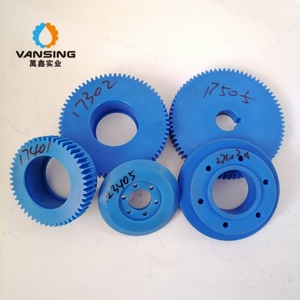 MEIGUANG AFG1226 Polea tensora de nailon, Ruedas de alineación internas y externas, Engranajes de accionamiento de rueda guía de papel derecha e izquierda - Product Image 3