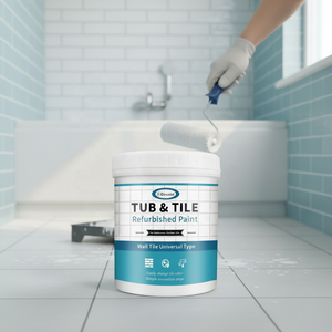 <span class=keywords><strong>Rivestimento</strong></span> Liquido Acrilico Personalizzabile Fai-da-Te per <span class=keywords><strong>Piastrelle</strong></span> di Bagno e <span class=keywords><strong>Cucina</strong></span>, per Lavandini e Doccia - Product Image 1