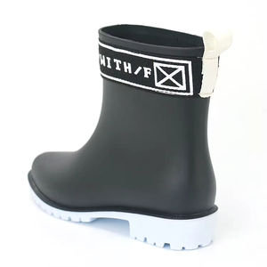 YL160 OEM y ODM personalizado media pantorrilla negro resistente al <span class=keywords><strong>agua</strong></span> <span class=keywords><strong>Botas</strong></span> <span class=keywords><strong>de</strong></span> lluvia <span class=keywords><strong>de</strong></span> las mujeres para las señoras - Product Image 2