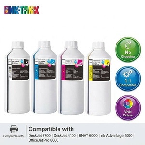Inchiostro Dye Compatibile Premium di Alta Qualità per Stampanti <span class=keywords><strong>HP</strong></span>, Ricarica a Colori da 250ml, 500ml, 1000ml - Product Image 1