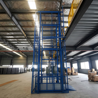Monte-charge vertical industriel sur rail de guidage, élévateur de marchandises fixe pour entrepôt, usine, atelier, multi-étages