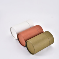 Emballage de tube en papier recyclable Boîtes de cylindre en carton rondes vides imprimées sur mesure pour thé et bougie