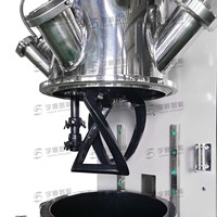 Mélangeur Industriel à Double Planète Sous Vide YuShun 10L, Petites Séries, Moteur AC, Chauffage et Refroidissement par Engrenages, Revêtement ECTFE