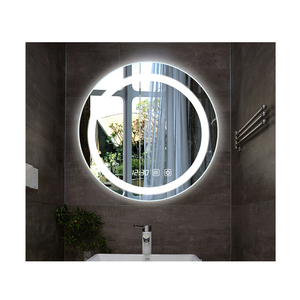Diamètre personnalisé <span class=keywords><strong>100</strong></span> <span class=keywords><strong>cm</strong></span> <span class=keywords><strong>Rond</strong></span> Désembuage Temps Température <span class=keywords><strong>Miroir</strong></span> LED pour <span class=keywords><strong>Salle</strong></span> <span class=keywords><strong>De</strong></span> Bains Lavage Vanité Maquillage <span class=keywords><strong>Miroir</strong></span> Espejo - Product Image 5