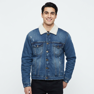 Custom Style <b>Men</b> <b>Denim</b> <b>Jackets</b> High quality <b>Men</b> <b>Denim</b> <b>Jackets</b> new arrival <b>Men</b> <b>Denim</b> <b>Jackets</b> - Product Image 1