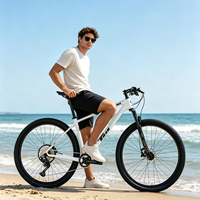 Vélo de montagne Hardtail en fibre de carbone avec transmission électronique sans fil tout-terrain pour les trajets quotidiens