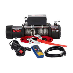 4000lb 4 x4 חשמלי <span class=keywords><strong>winch</strong></span> 12v/24v להניף חשמלי עם חבל סינתטי לחילוץ עצמי - Product Image 6