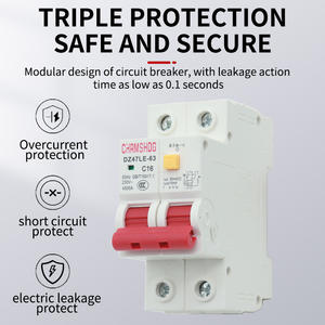 Chmshdg 30mA 2P25A RCBO สวิตช์ป้องกันการรั่วไหลขนาดเล็ก RCBO 2 P เบรกเกอร์สอง <span class=keywords><strong>DZ47LE</strong></span> สวิตช์เบรกเกอร์ทั้งหมด - Product Image 3