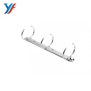 Dễ dàng mở <span class=keywords><strong>3</strong></span> vòng vòng kim loại văn phòng phẩm phần cứng văn phòng tập tin Clip với vòng thép cơ chế - Product Image 2