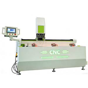 เครื่องกัดซีเอ็นซีแบบคัดลอกอัตโนมัติสองหัว ขนาด 1600 มม. สำหรับงานอลูมิเนียม โปรไฟล์ หน้าต่างพีวีซี ผลิตในจีน พร้อมฟังก์ชั่นเจาะและกัดโลหะ - Product Image 2
