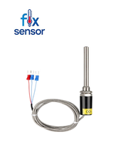 Sensor de Temperatura Tipo Sonda PT100, Termistor, Termopar Tipo K, Tipo E, Cu50, Sonda de Acero Inoxidable Impermeable