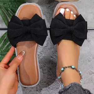 Sandalias Planas de Plataforma para Mujer, Sandalias de Verano a la Moda, Estilo Europeo y Americano, Sandalias con Lazo para Mujer - Product Image 1