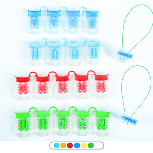 Mét con dấu dài màu xanh an ninh con dấu cho đồng hồ điện mét Con dấu nhựa - Product Image 2