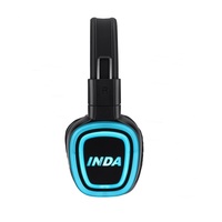 Casque audio sans fil à réduction de bruit INDA, meilleure performance, avec lumières LED, 3 à 5 canaux, affichage de la batterie