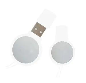 Wholesale Round USB Flash Drive With Logo Promotional Gift Plastic Epoxy Memory Sticks New Epoxy Round Shape USB Disk 64GB