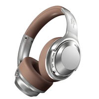 Headphone Nirkabel Over-Ear untuk Stereo HiFi 6.0 Peredam Kebisingan Pengisian Daya Tipe-C Waktu Putar 20+ Jam untuk Perjalanan dan Bermain Game