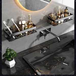 Mensola da Parete di Alta Qualità Facile da Installare <span class=keywords><strong>per</strong></span> Bagno e Cucina, <span class=keywords><strong>per</strong></span> Lavabi e WC a Parete - Product Image 2