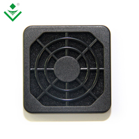Lot de 4 grilles de protection anti-poussière pour ventilateur DC 60x60mm, filtre en plastique argent/noir, accessoires pour ventilateur de refroidissement 6cm, avec vis