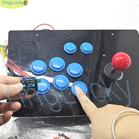 Manette de jeu USB sans latence Raspberry Pi Pico Zero Delay avec encodeur, câble OLED, DIY, plastique, English Yinglucky Y-1067