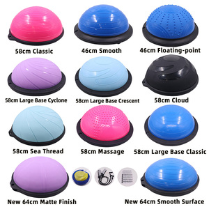 Media Pelota de <span class=keywords><strong>Equilibrio</strong></span> para Pilates de PVC, Media Pelota de <span class=keywords><strong>Equilibrio</strong></span> para <span class=keywords><strong>Yoga</strong></span> de 46 cm, Pelota de Estabilidad Ondulada, Equipos de Fitness, Juguetes de <span class=keywords><strong>Equilibrio</strong></span> - Product Image 4