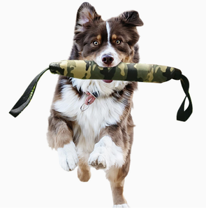 Bastone da Morso in Tela Mimetica per Addestramento Cani, Bastone per Mordere e Recuperare per Cuccioli, Giocattolo Interattivo per Cani - Product Image 3