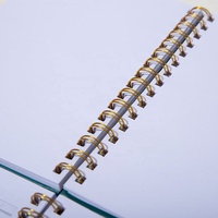 Cuaderno Espiral A5 con Cubierta Impermeable de PP, 80gsm, Impresión de Logotipo Personalizado, Suministros de Oficina, Papelería Escolar, Diario