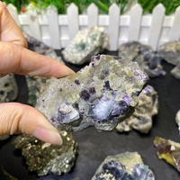 Prix de gros : Spécimen minéral de cristal de fluorite Yindu de Mongolie Intérieure, variété naturelle brute, pour collection