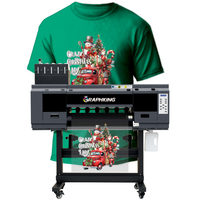 Prix le moins cher nouveau DlY 600mm I1600/i3200 imprimante T-Shirt DTF Machine d'impression Pet Film transfert DTF imprimante avec Power Shaker
