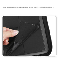 Album de cartes en cuir PU avec fermeture éclair, porte-cartes 4, 9, 12 compartiments, classeur de rangement pour cartes de jeu, support de cartes à feuilles mobiles, vente en gros