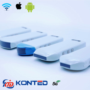 Apparecchiature diagnostiche a ultrasuoni a trasduttore convesso con impugnatura Wifi 128e di piccole dimensioni Konted MDR - Product Image 3