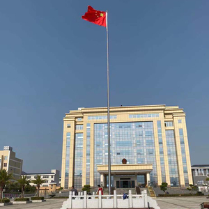 10-метровый уличный ветроустойчивый антикоррозийный огромный оцинкованный флагшток с дистанционным управлением для наружной установки - Product Image 4