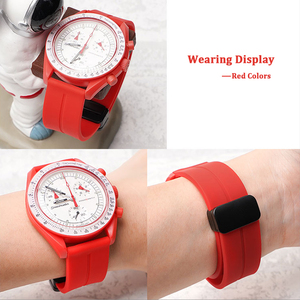 Correas de Reloj de Goma de 20 mm y 22 mm, Correas de Liberación Rápida, Hebilla Magnética, Correa de Silicona para <span class=keywords><strong>Samsung</strong></span> Galaxy Watch 5 <span class=keywords><strong>4</strong></span> - Product Image 2