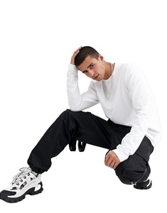 Camisetas Personalizadas Unisex, ropa de calle de gran tamaño, 100% algodón, camisetas lisas de manga larga, venta al por mayor - Product Image 1