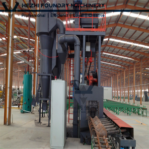 Planta de chorro de acero LPG para limpieza de cilindros de <span class=keywords><strong>Gas</strong></span>, máquina de chorro de rueda - Product Image 2