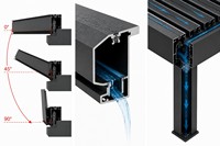 Pergola motorisée à lames orientables en aluminium avec capteur de pluie, LED étanche, revêtement poudré, design nature, usine OEM