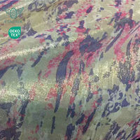 Tissu de soie tissé de poids moyen 10 mm 112 cm de largeur, certifié OEKO-TEX, sur mesure en gros, avec fil doré, matériau de luxe pour la mode