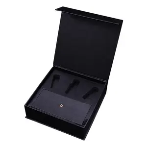 Customized High Quality Paper Double Small Bottle of Perfume Gift Box With Black EVA Foam Insert