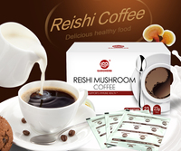 GANOHERB Venta al por mayor OEM orgánico oro Ganoderma café con etiqueta privada café