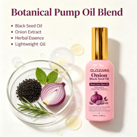 Minyak Rambut Ringan Tanpa Bilas Berbahan Dasar Minyak Bawang dan Minyak Habbatussauda, Label Pribadi OEM, Kemasan Besar, Tidak Lengket, Label Pribadi, Kemasan Besar