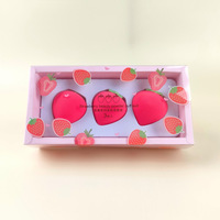Vente chaude maquillage éponge bouffée paillettes 3D silicone maquillage éponge paillettes maquillage bouffée