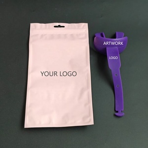Paket kustom pelindung mulut sepak bola Amerika dengan tali pelindung bibir bahan silikon lembut Logo kustom - Product Image 4