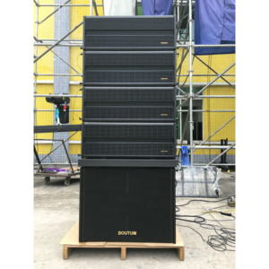 Boutum Professional Passive or Active <strong>Dual</strong> <strong>10</strong> Inch <strong>Line</strong> <strong>Array</strong> + 21 Inch Subwoofer <strong>Line</strong> <strong>Array</strong> Sound System - Product Image 1