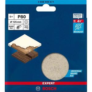 BOSCH - 2608900676 Expert M480 Red de lijado para lijadoras orbitales aleatorias-EAN 4059952540146 ABRASIVOS CHAPAS DE LIJADORA DE MALLA - Product Image 3