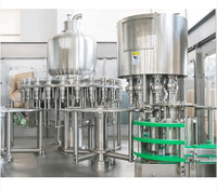 Ligne de machines automatiques de lavage, remplissage, bouchage, étiquetage et emballage de bouteilles PET pour boissons, prix usine, fabricant et fournisseur chinois
