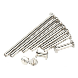 Alüminyum Chicago vida M3/M5-düz kafa seks cıvata bağlama sonrası deri çanta donanım için altıgen rondela - Product Image 5